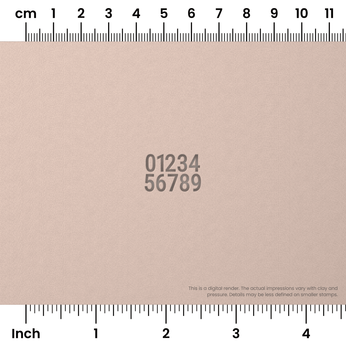 Roboto Condensed | Number Stamp Sets - Ceramind® Tools