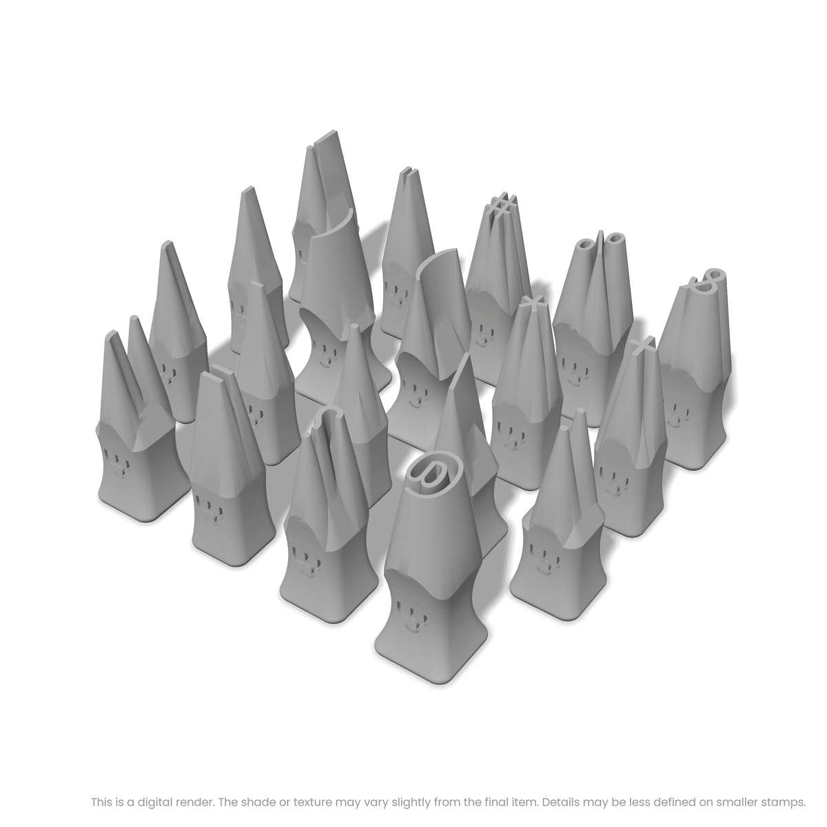 Roboto Condensed | Symbol Stamp Sets - Ceramind® Tools