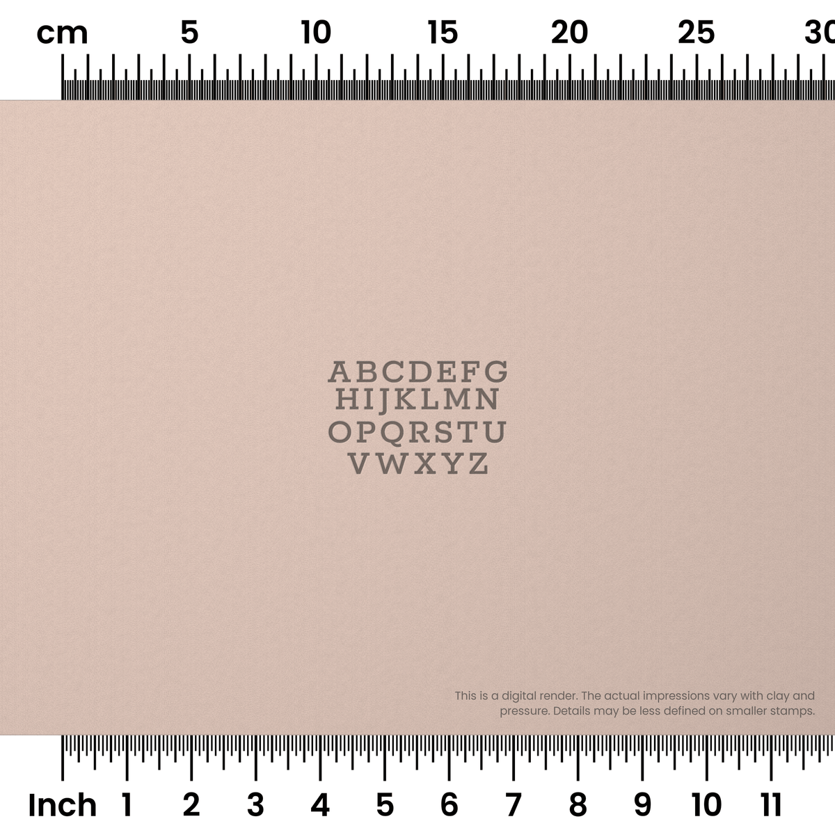 Rokkitt | All Caps | Alphabet Stamp Sets - Ceramind® Tools