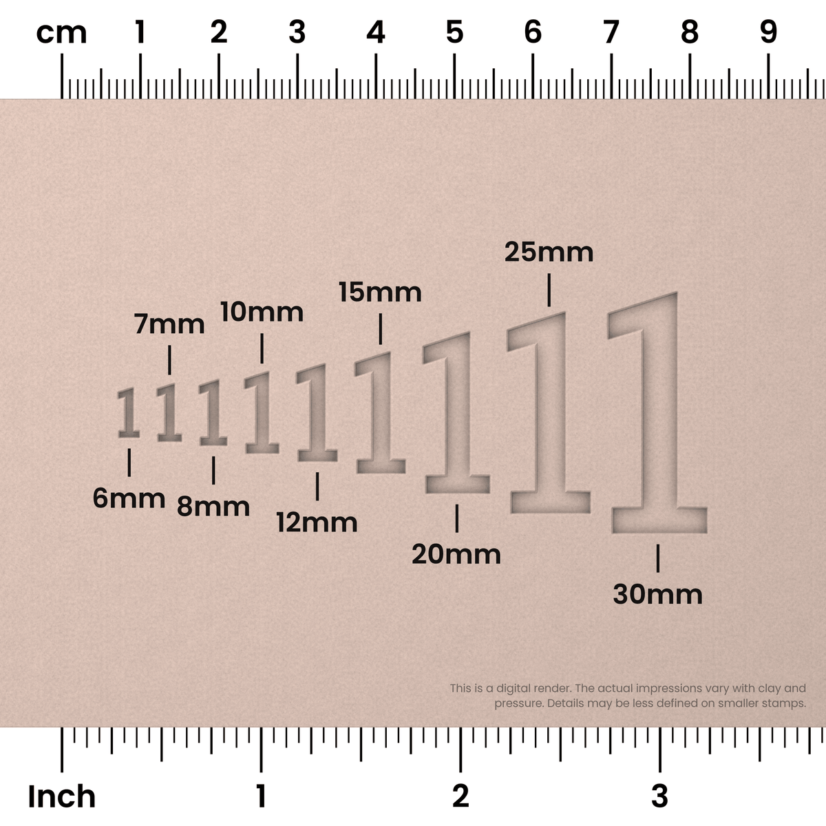 Rokkitt | Number Stamp Sets - Ceramind® Tools