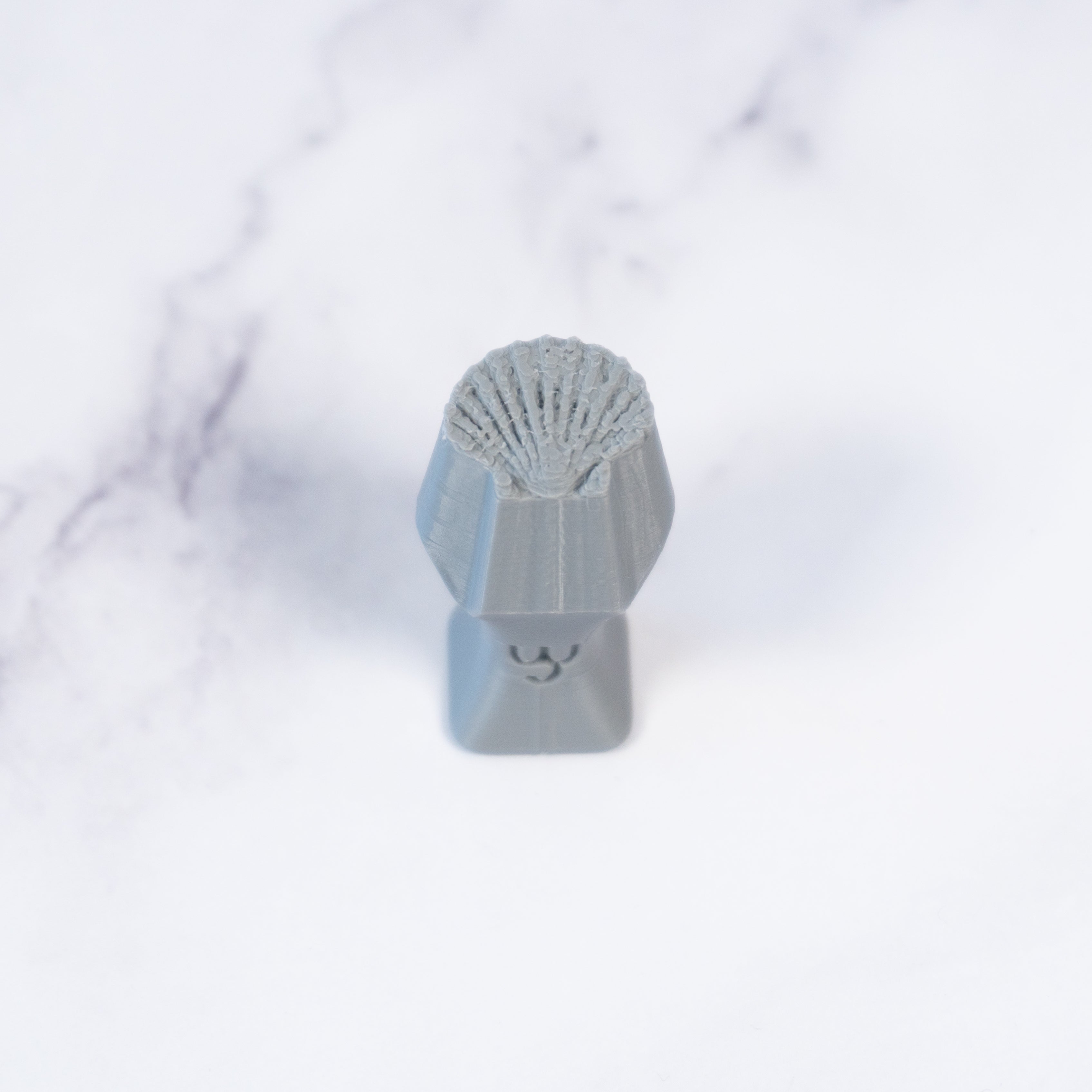 Scallop Shell Stamp - Photo Textured - Style 1 - Ceramind® Tools