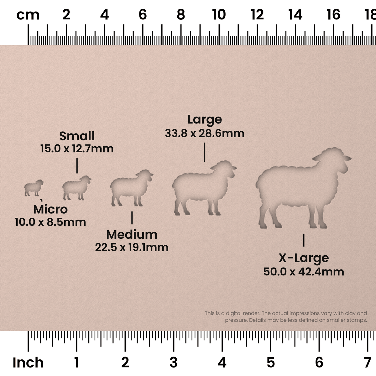 Sheep Stamps - Ceramind® Tools