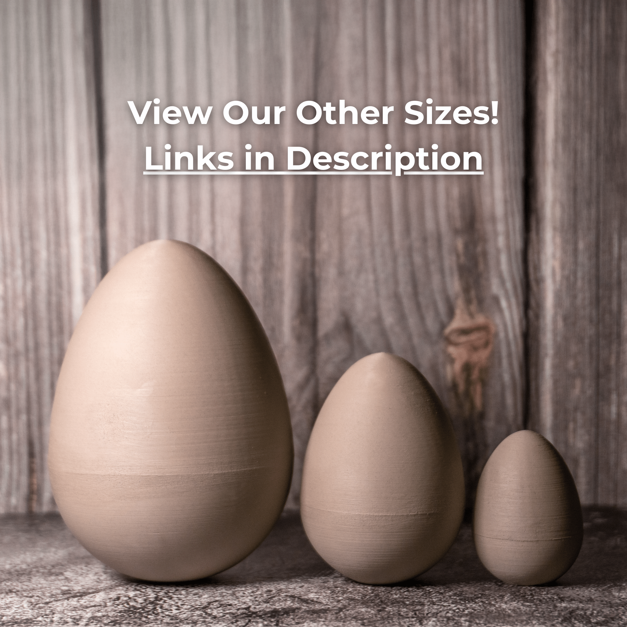 Small Egg | Slip Casting Mold | 40mm Diameter, 56mm High - Ceramind® Tools