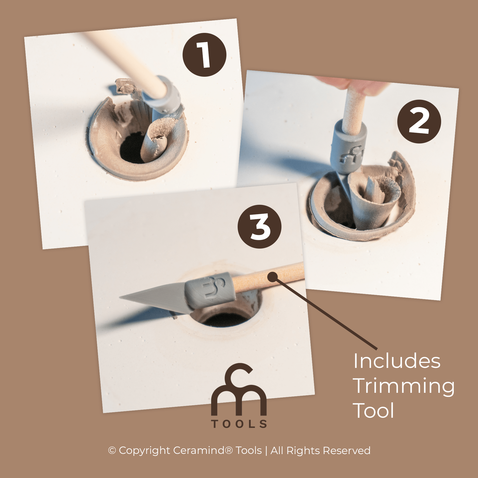 Small Egg | Slip Casting Mold | 40mm Diameter, 56mm High - Ceramind® Tools