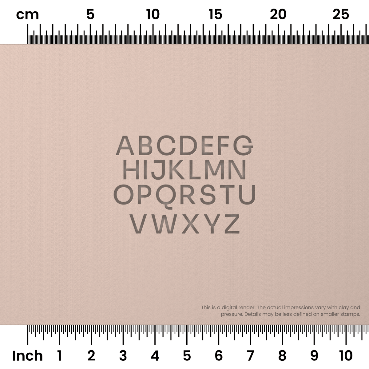 Sora | All Caps | Alphabet Stamp Sets - Ceramind® Tools