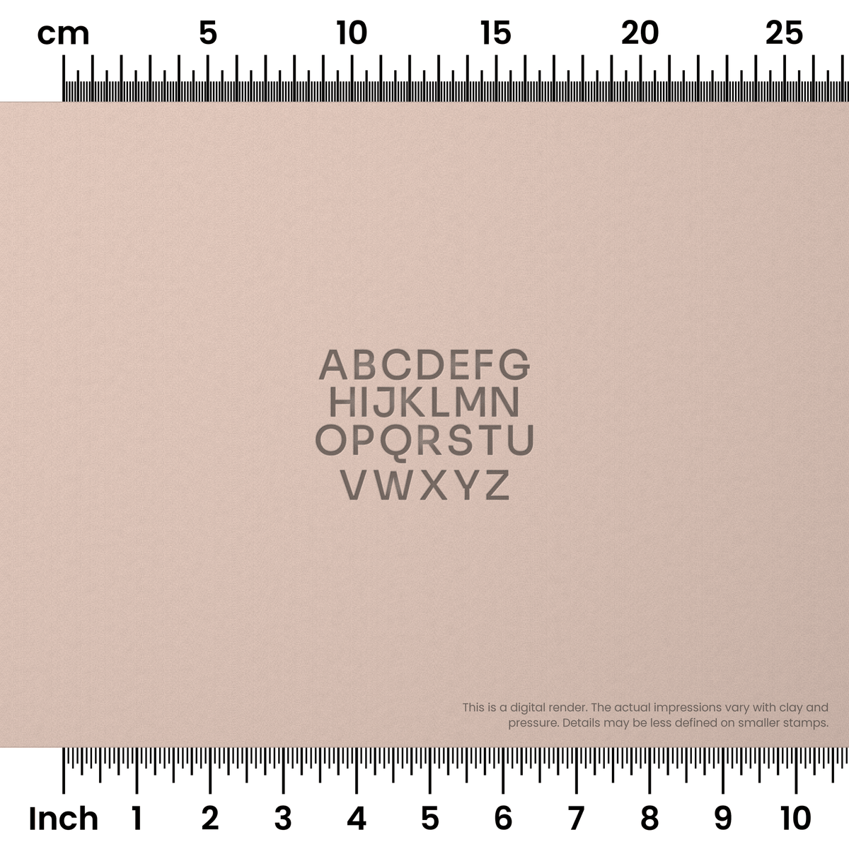 Sora | All Caps | Alphabet Stamp Sets - Ceramind® Tools