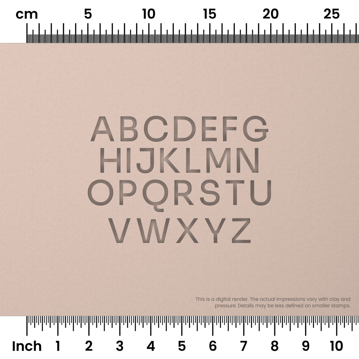 Sora | All Caps | Alphabet Stamp Sets - Ceramind® Tools