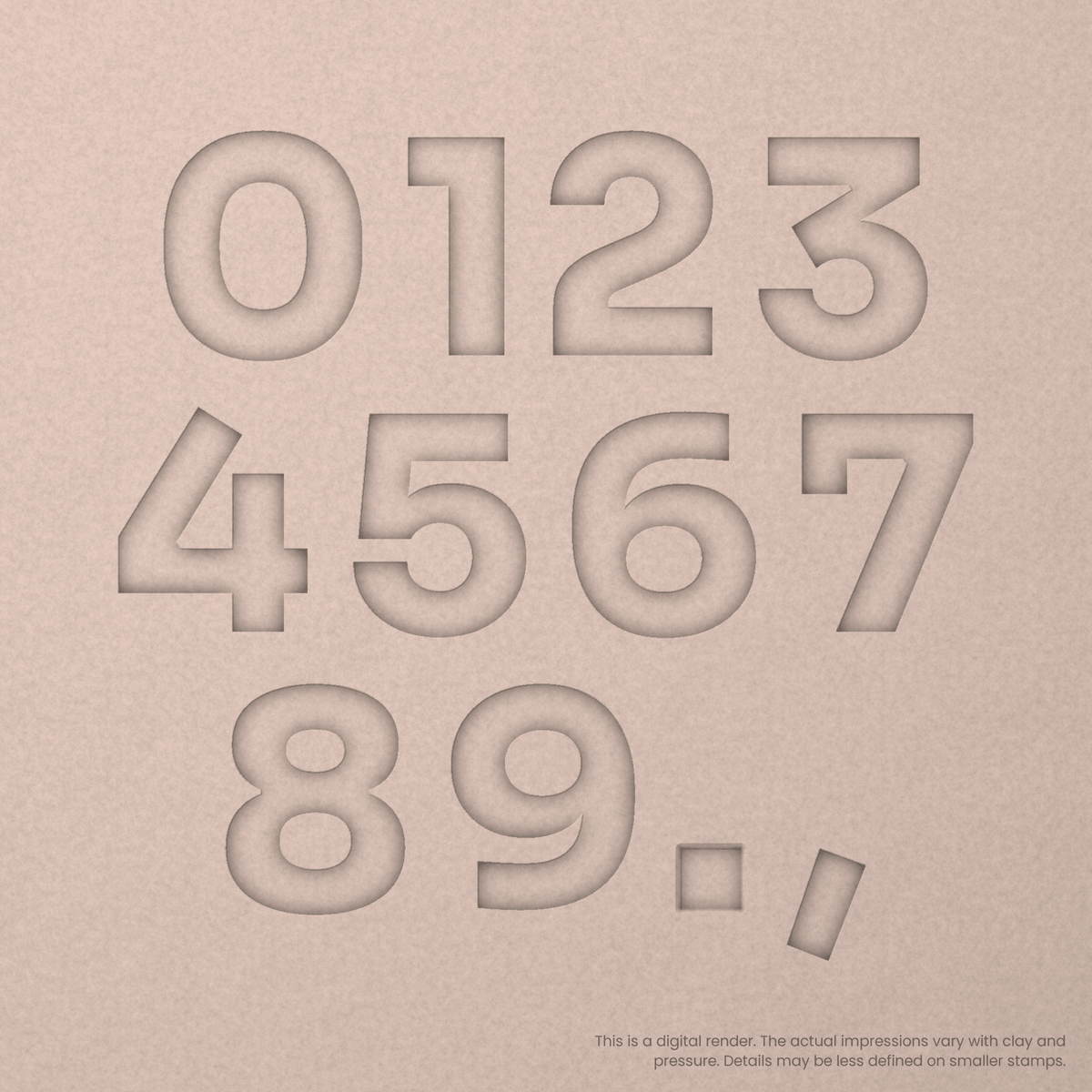 Sora | Font Rail Stamp Sets | Letters, Numbers, and Symbols - Ceramind® Tools