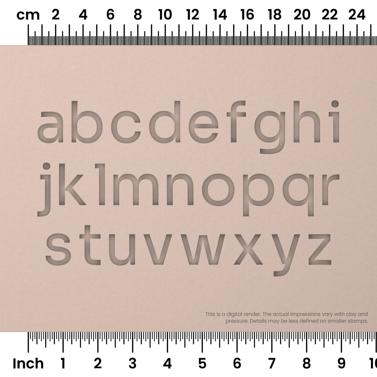 Sora | Lowercase | Alphabet Stamp Sets - Ceramind® Tools