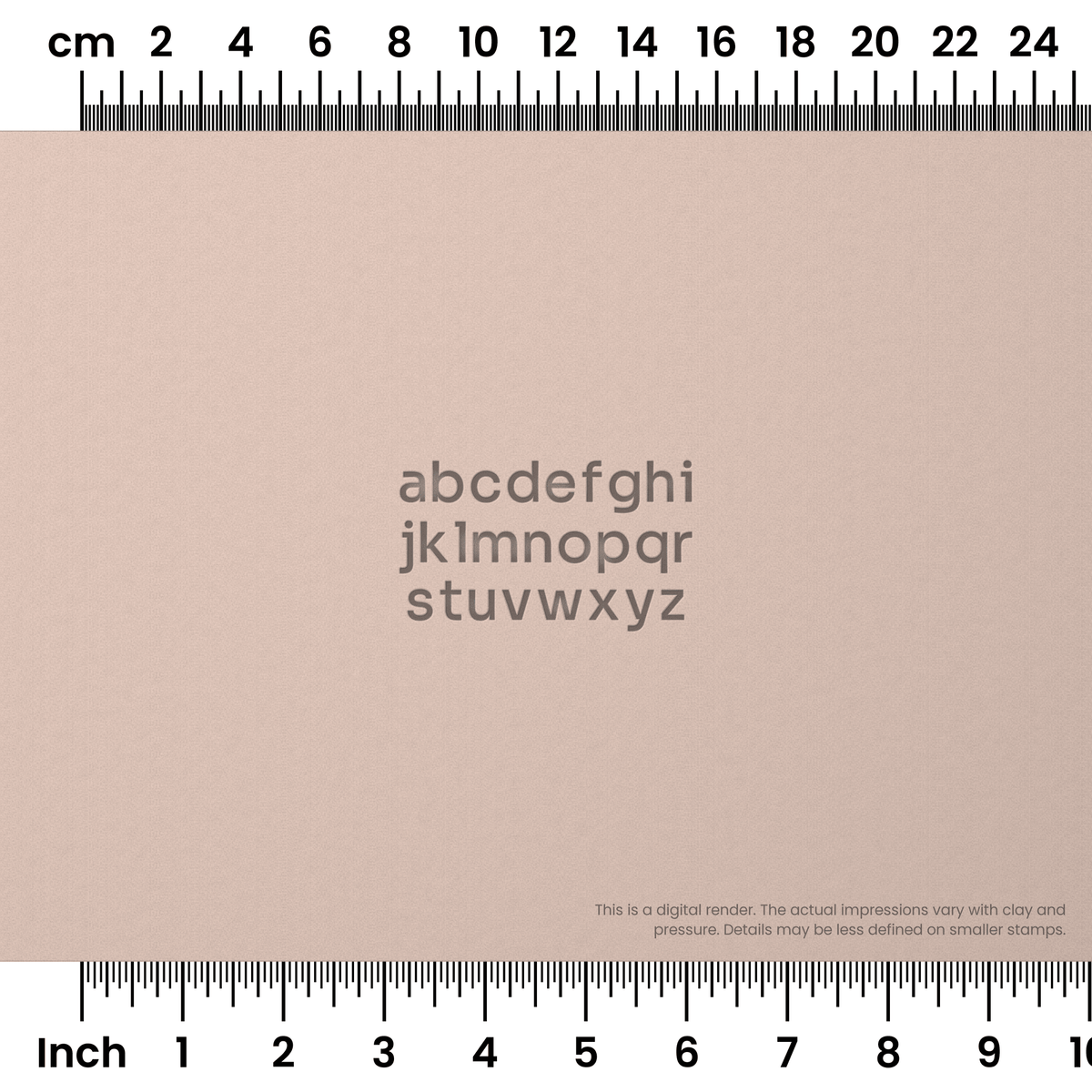 Sora | Lowercase | Alphabet Stamp Sets - Ceramind® Tools