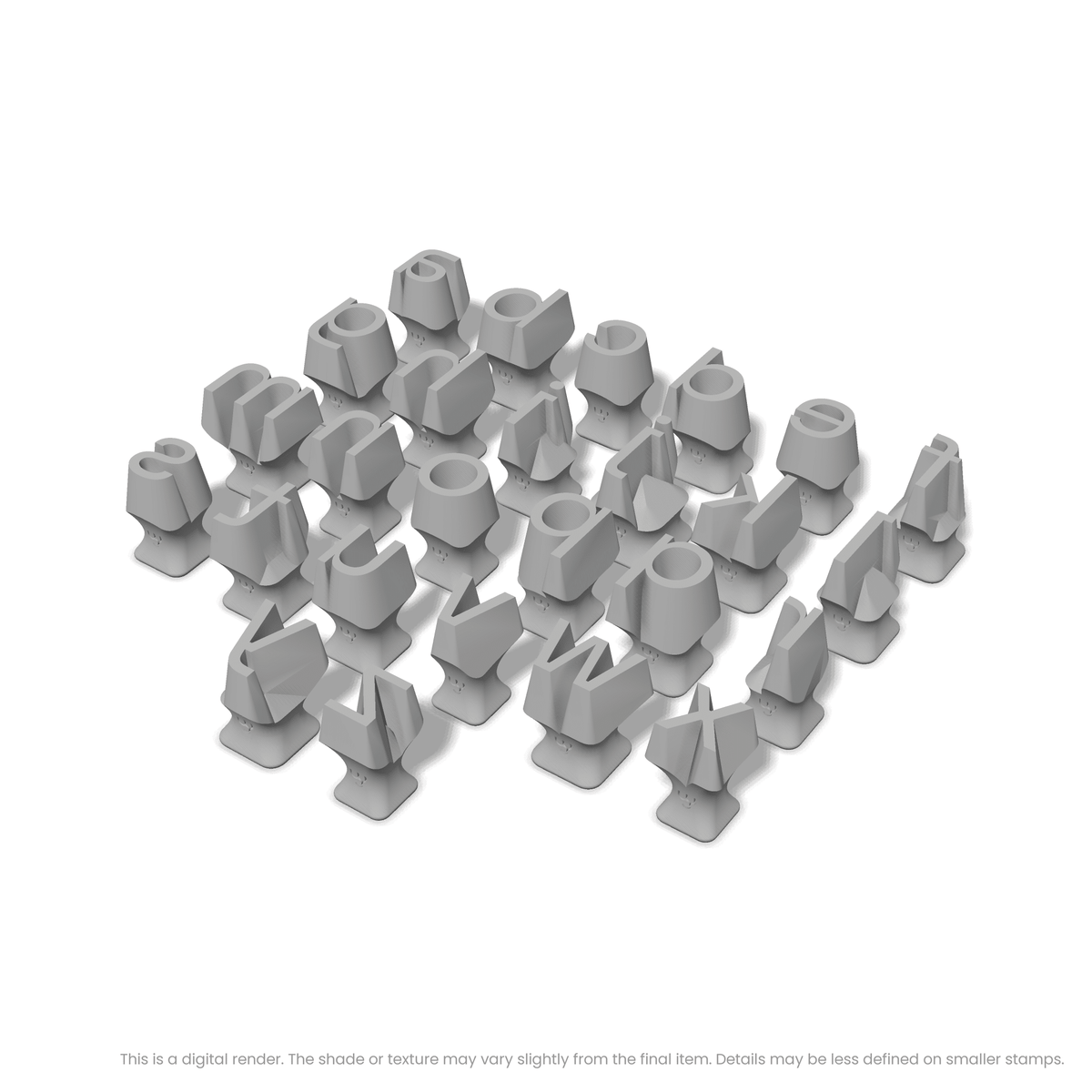 Sora | Lowercase | Alphabet Stamp Sets - Ceramind® Tools