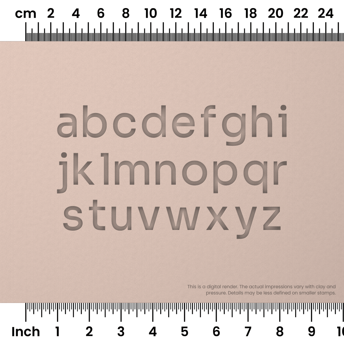 Sora | Lowercase | Alphabet Stamp Sets - Ceramind® Tools