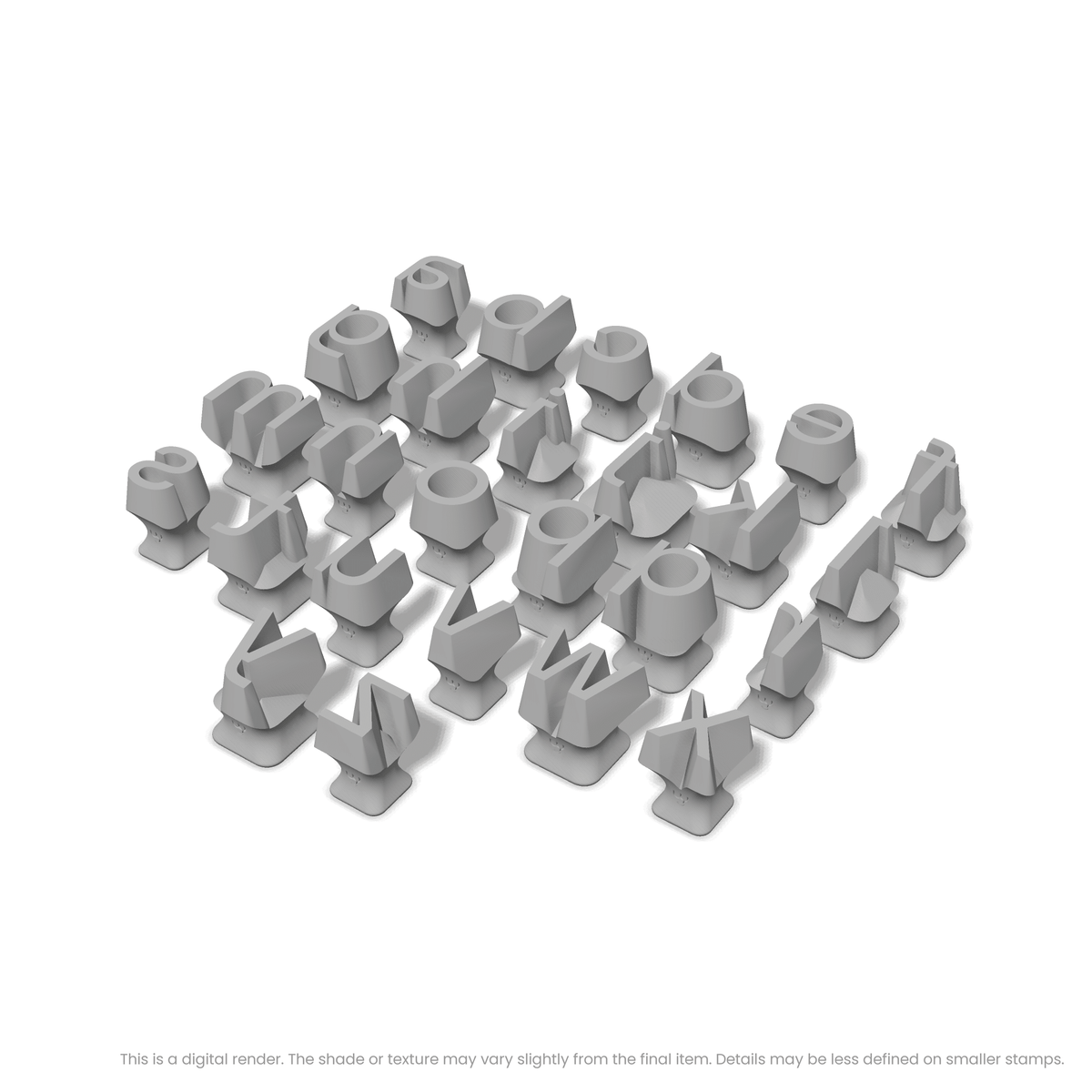 Sora | Lowercase | Alphabet Stamp Sets - Ceramind® Tools