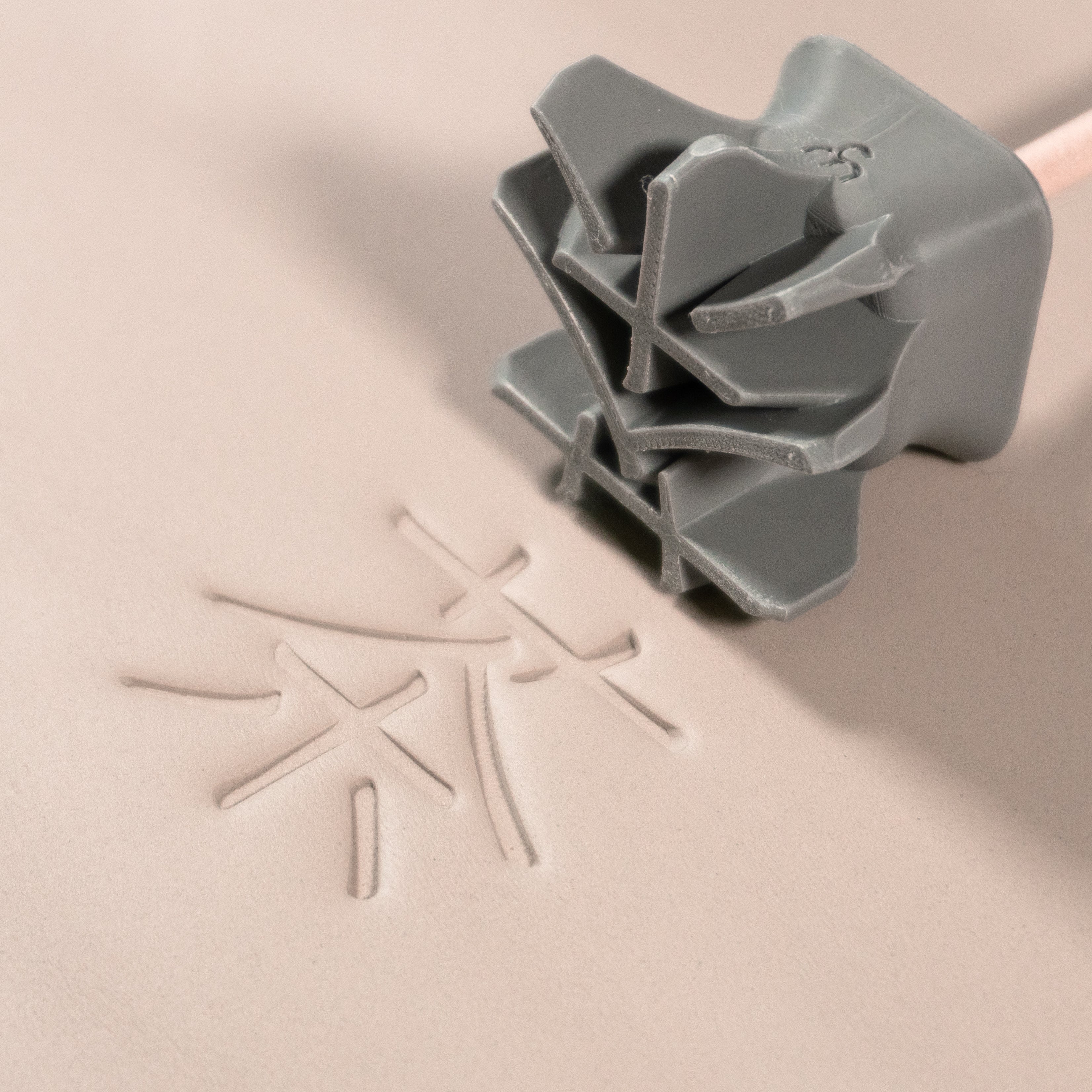 Tea Kanji Symbol Stamps - Ceramind® Tools
