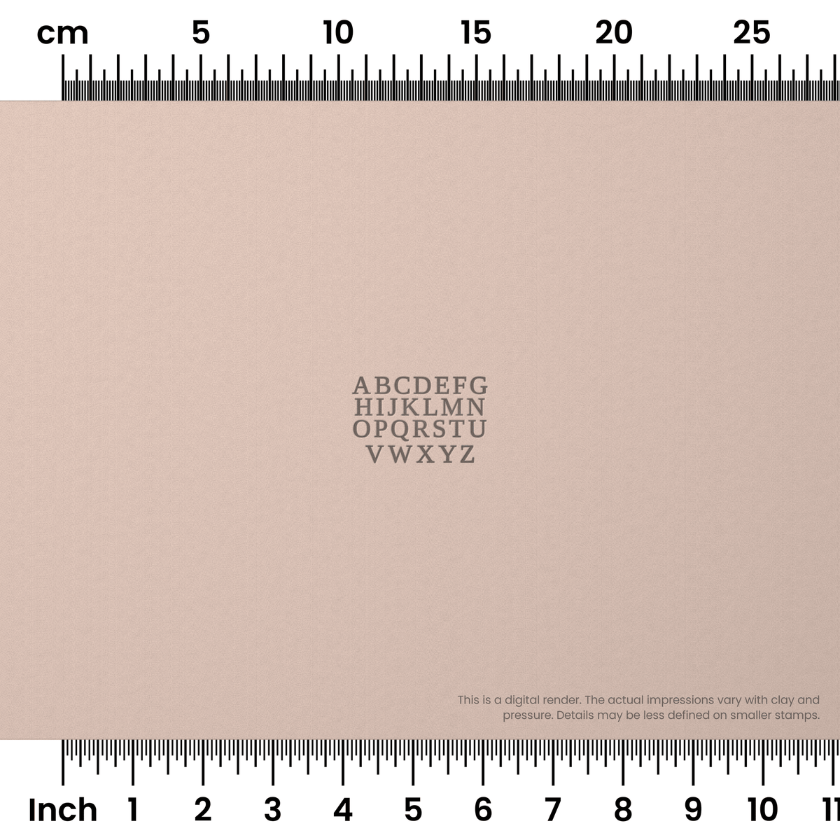 Tinos | All Caps | Alphabet Stamp Sets - Ceramind® Tools