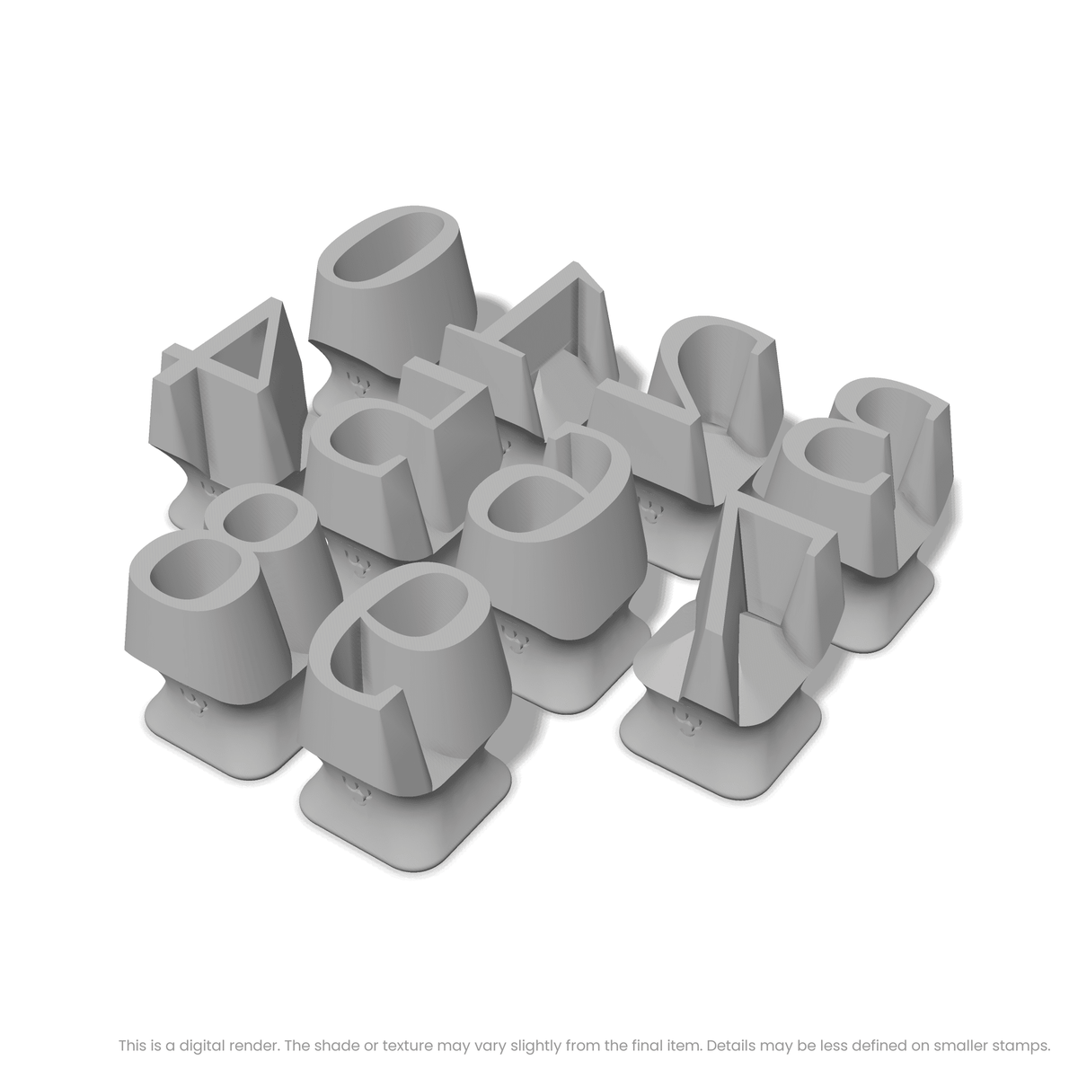 Tinos | Number Stamp Sets - Ceramind® Tools
