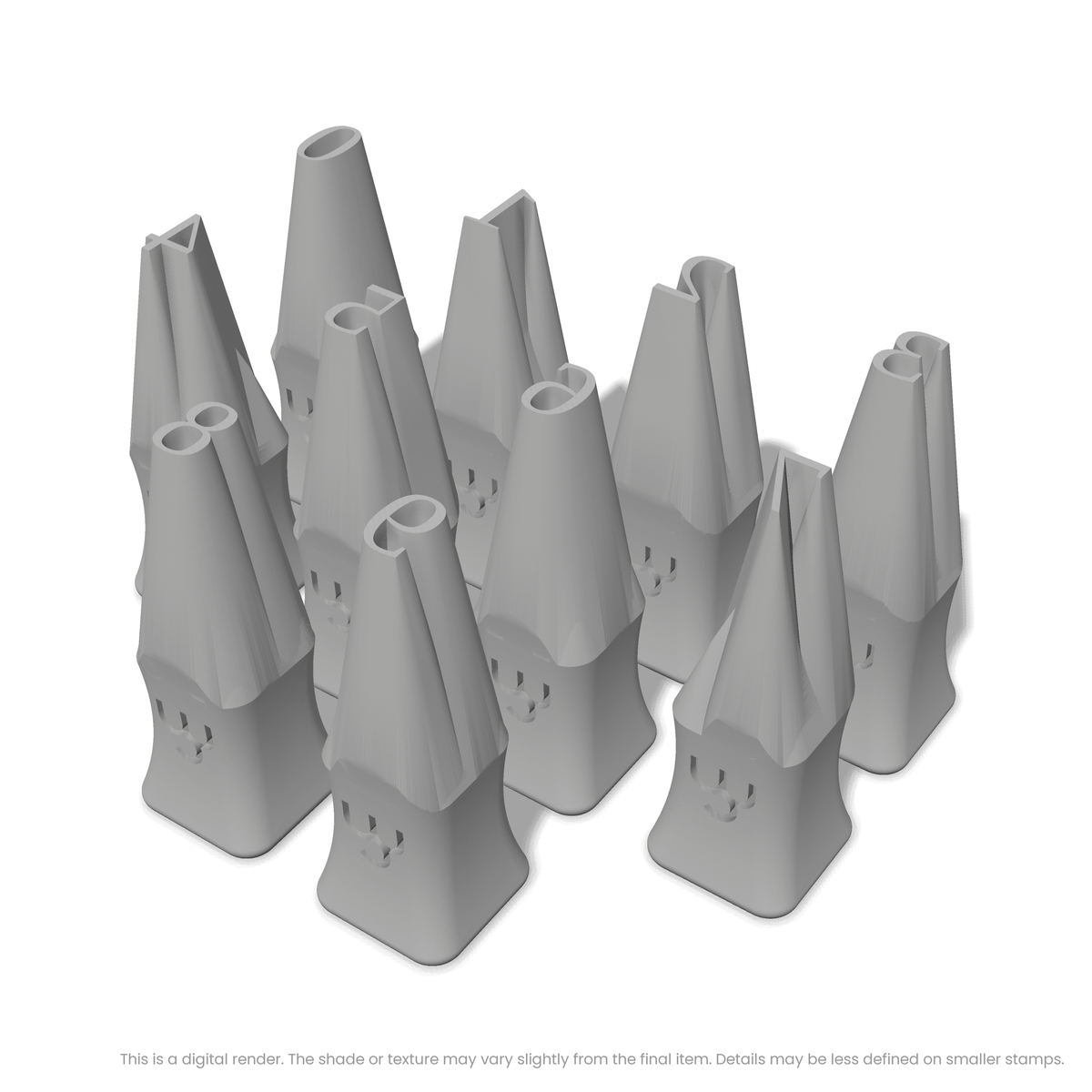 Tinos | Number Stamp Sets - Ceramind® Tools