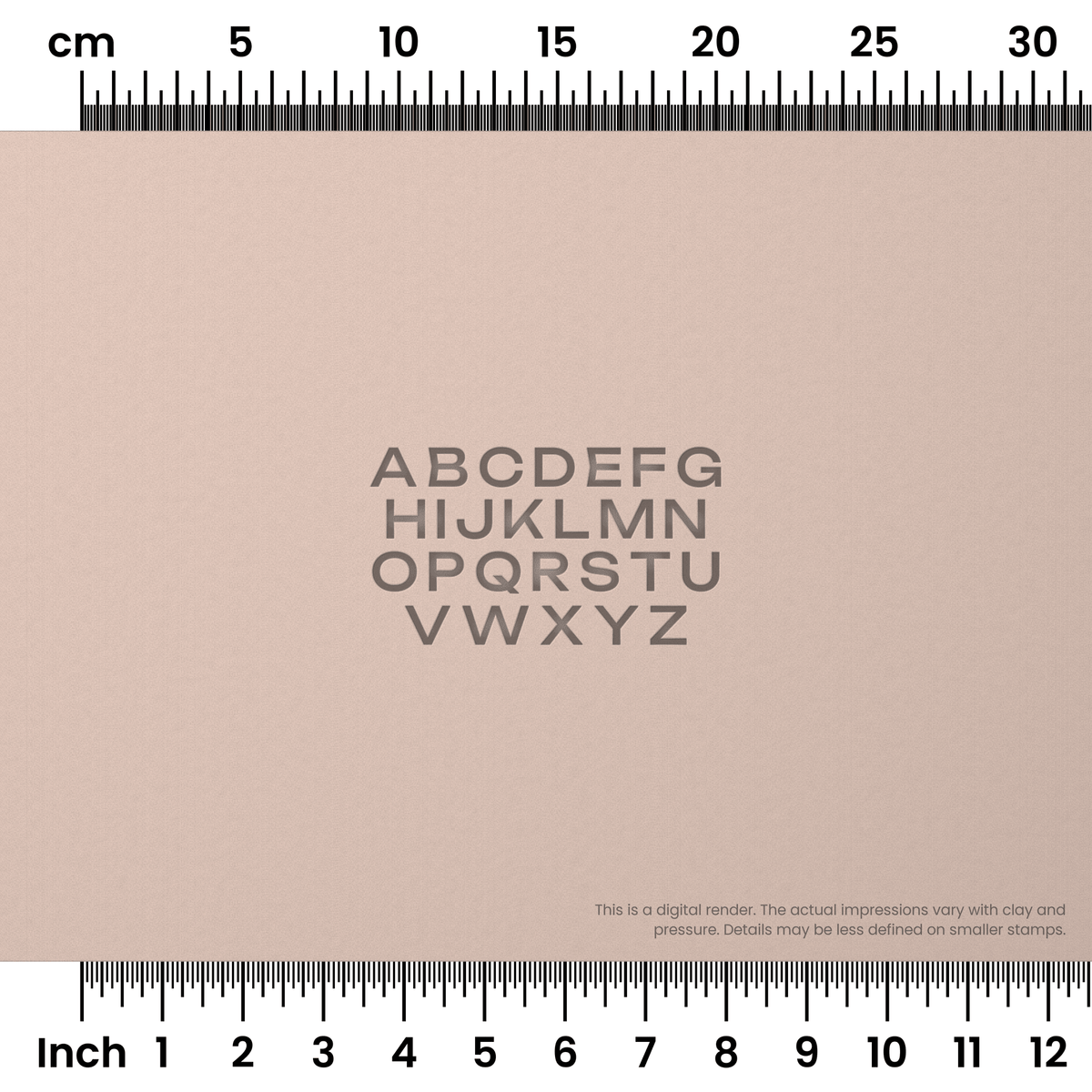 Unbounded | All Caps | Alphabet Stamp Sets - Ceramind® Tools