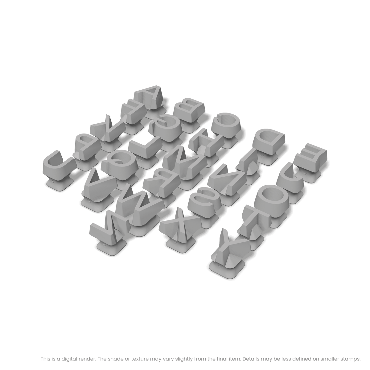Unbounded | All Caps | Alphabet Stamp Sets - Ceramind® Tools