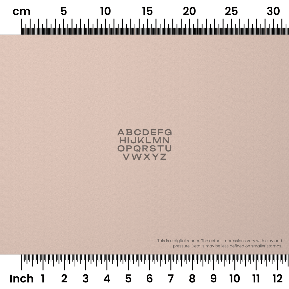 Unbounded | All Caps | Alphabet Stamp Sets - Ceramind® Tools