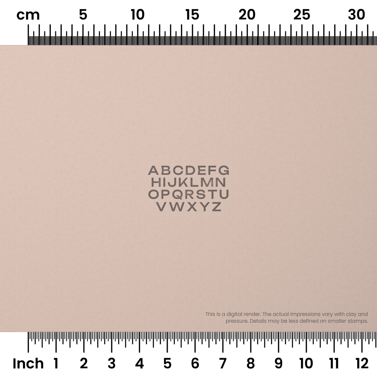 Unbounded | All Caps | Alphabet Stamp Sets - Ceramind® Tools