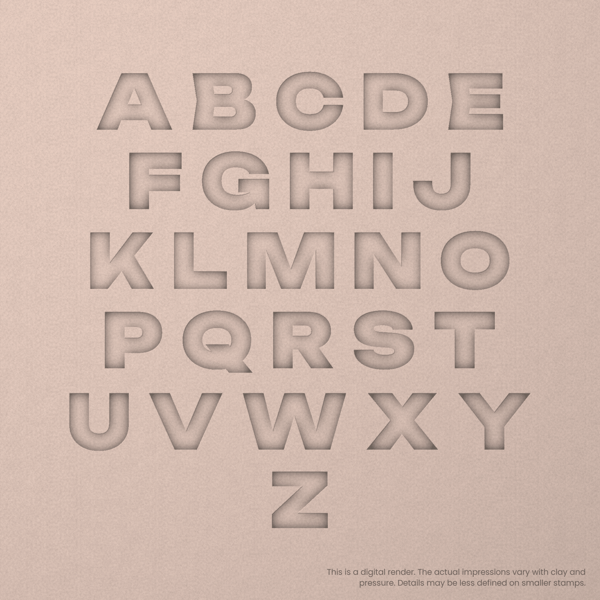 Unbounded | Font Rail Stamp Sets | Letters, Numbers, and Symbols - Ceramind® Tools