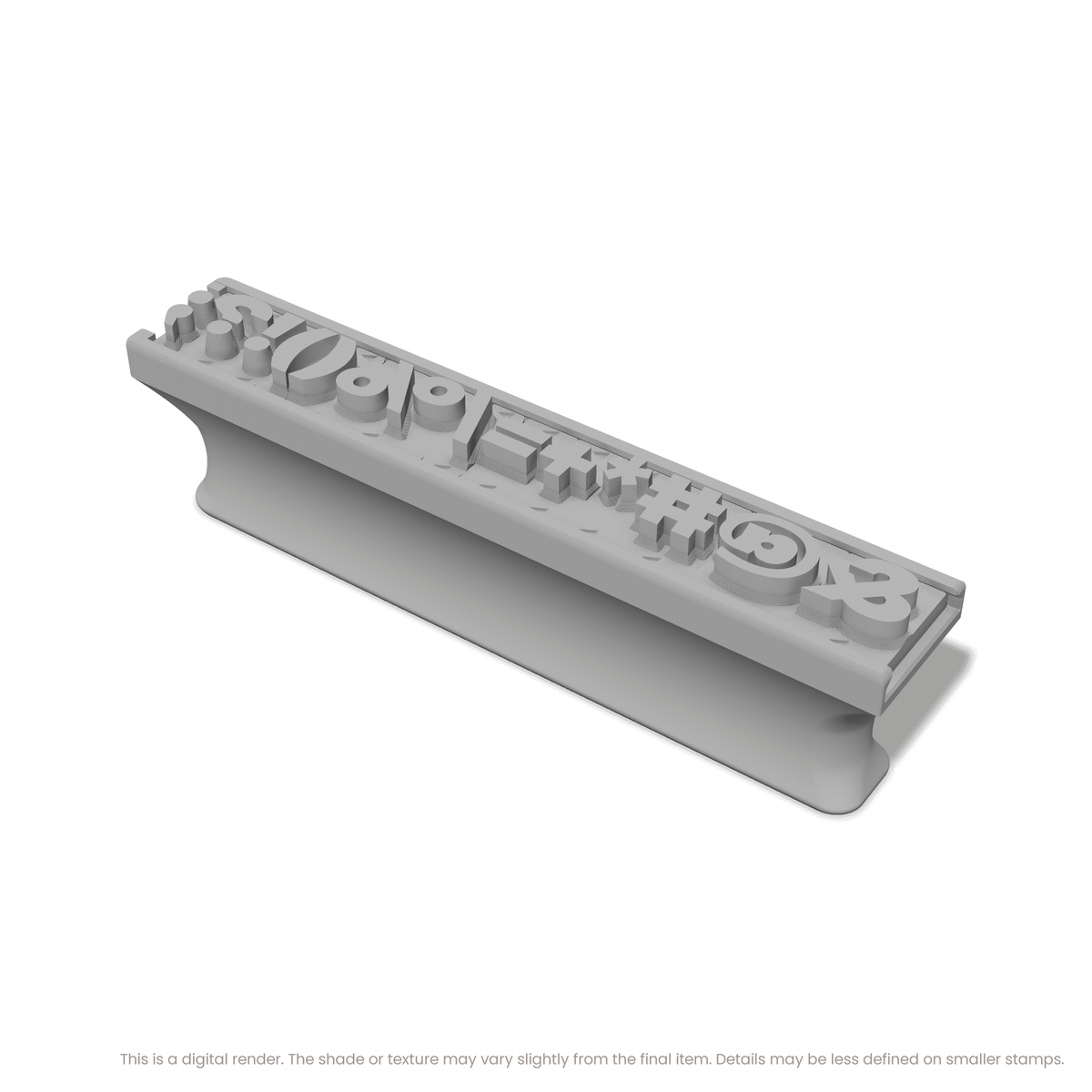 Unbounded | Font Rail Stamp Sets | Letters, Numbers, and Symbols - Ceramind® Tools