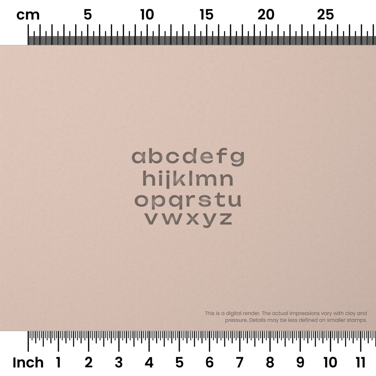 Unbounded | Lowercase | Alphabet Stamp Sets - Ceramind® Tools