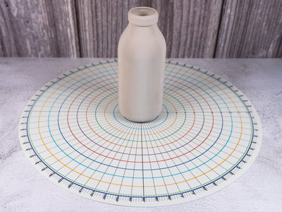 26cm Circle Divider for Pottery – Rotary Clay Trimming Disc - Ceramind® Tools