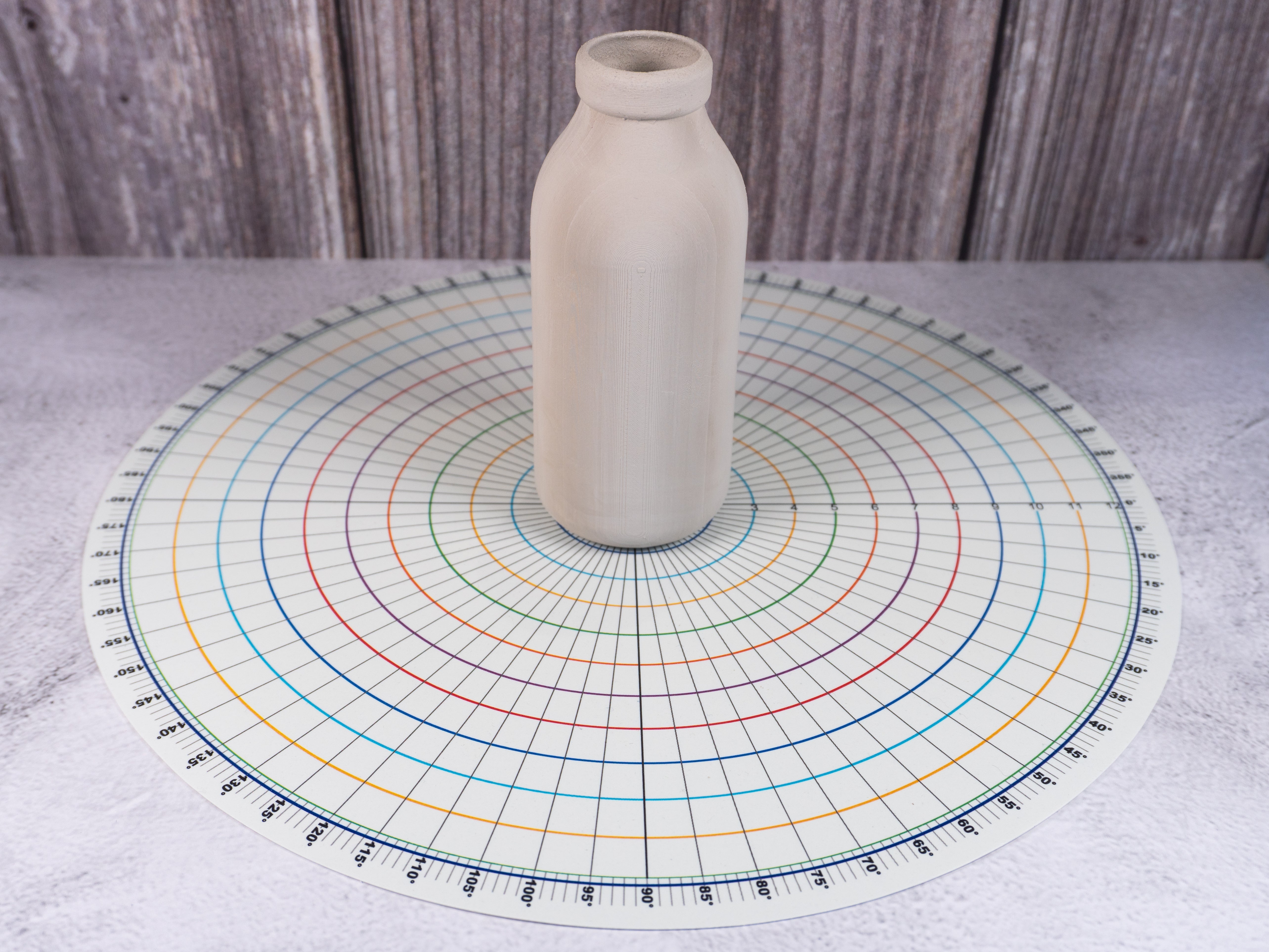 26cm Circle Divider for Pottery – Rotary Clay Trimming Disc - Ceramind® Tools