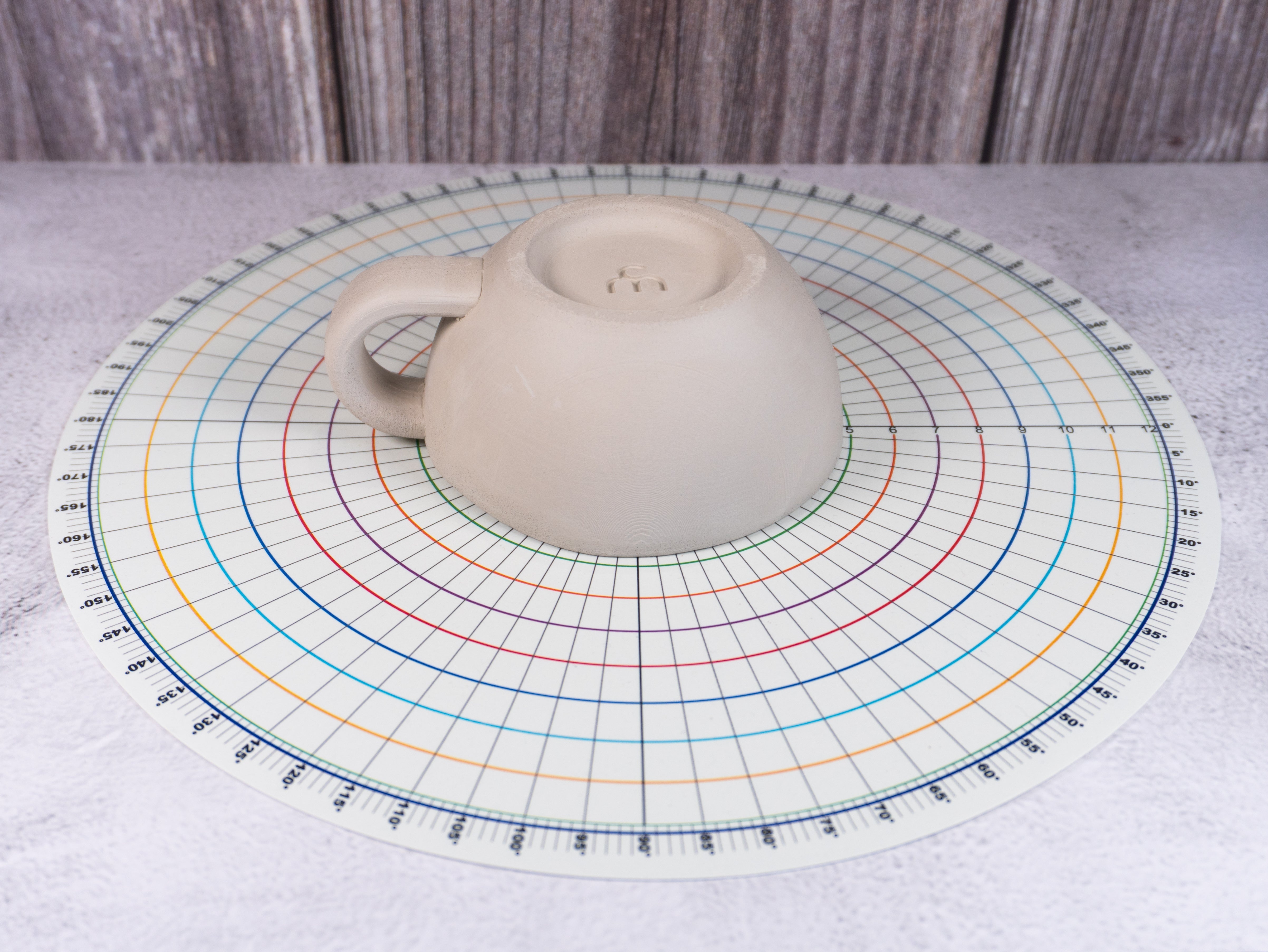 26cm Circle Divider for Pottery – Rotary Clay Trimming Disc - Ceramind® Tools
