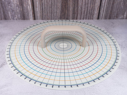 26cm Circle Divider for Pottery – Rotary Clay Trimming Disc - Ceramind® Tools