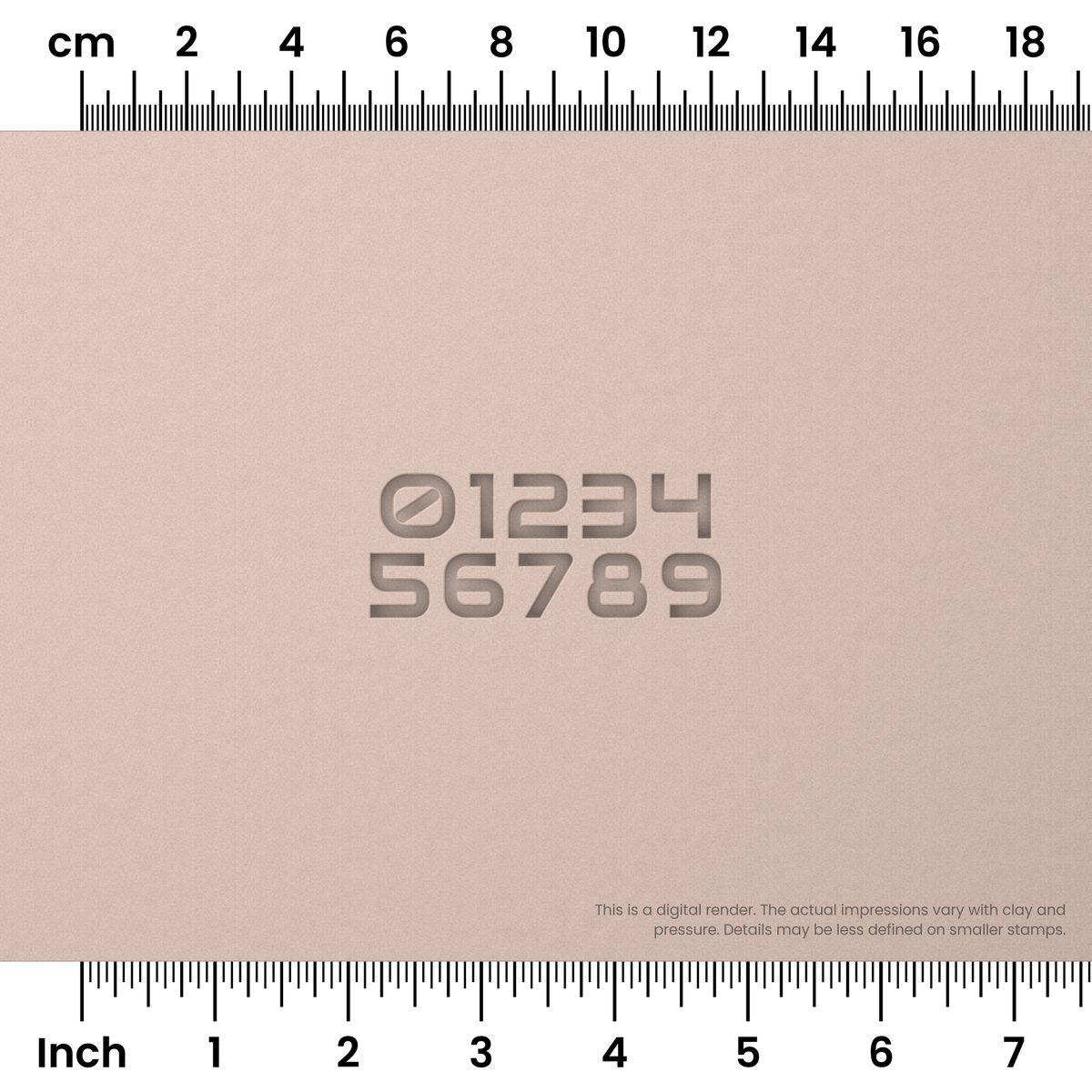 Audiowide | Number Stamp Sets - Ceramind® Tools