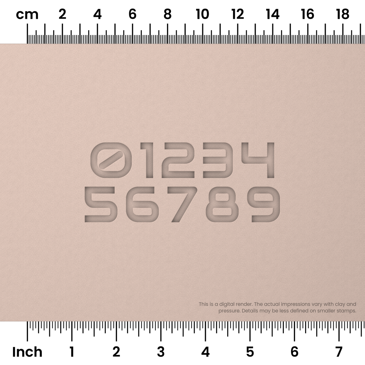 Audiowide | Number Stamp Sets - Ceramind® Tools
