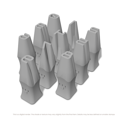 Audiowide | Number Stamp Sets - Ceramind® Tools