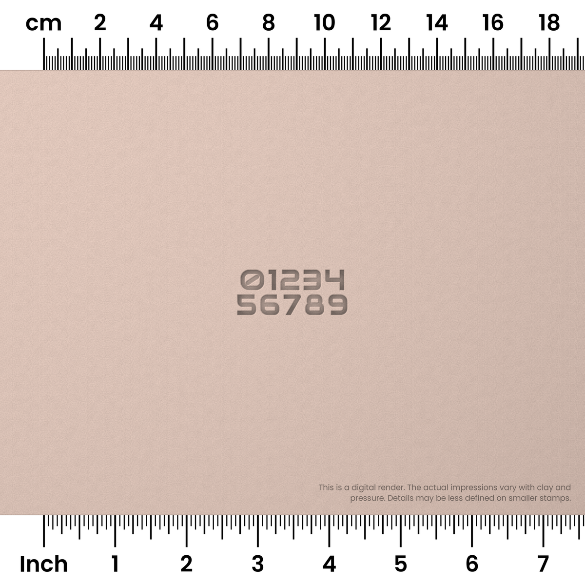 Audiowide | Number Stamp Sets - Ceramind® Tools