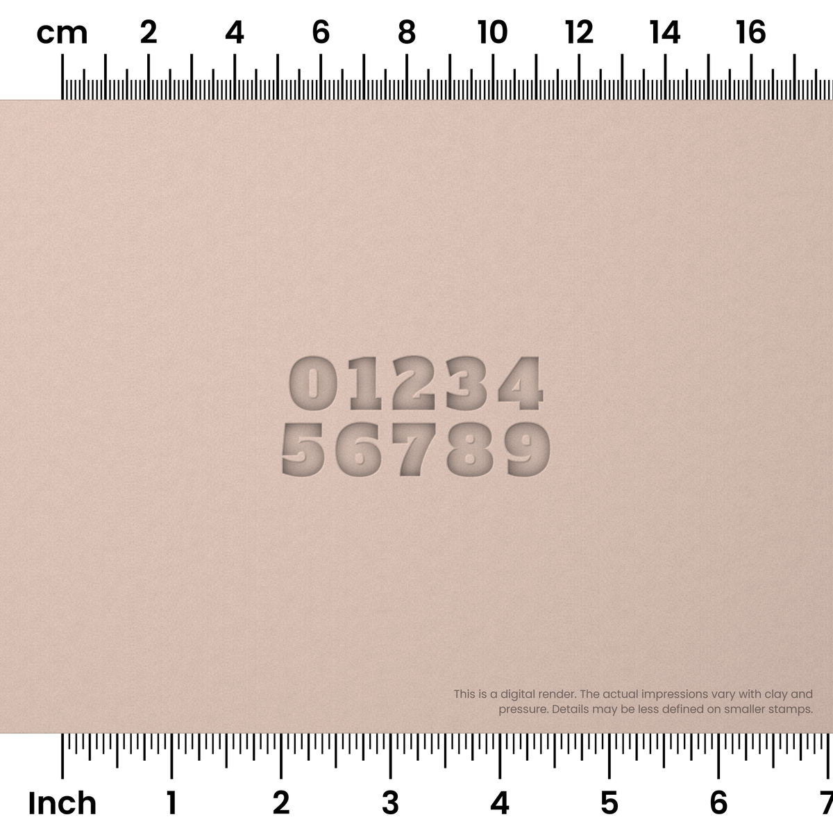 Alfa Slab One | Number Stamp Sets - Ceramind® Tools