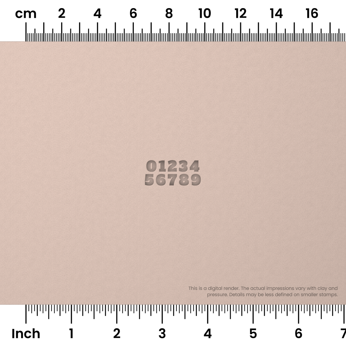 Alfa Slab One | Number Stamp Sets - Ceramind® Tools