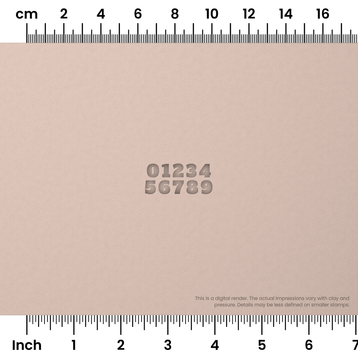 Alfa Slab One | Number Stamp Sets - Ceramind® Tools