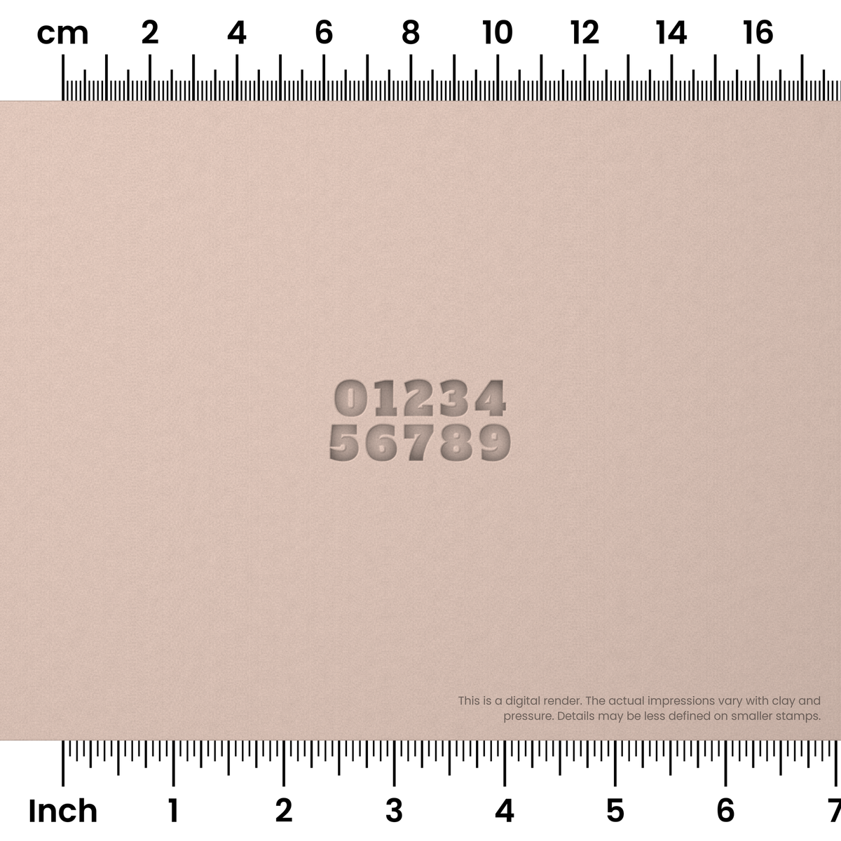 Alfa Slab One | Number Stamp Sets - Ceramind® Tools