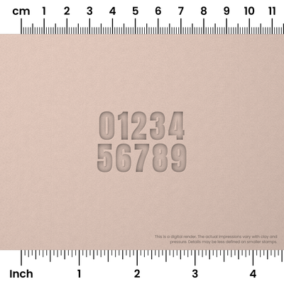 Anton | Number Stamp Sets - Ceramind® Tools