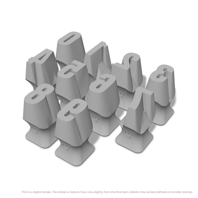 Anton | Number Stamp Sets - Ceramind® Tools