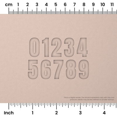 Anton | Number Stamp Sets - Ceramind® Tools