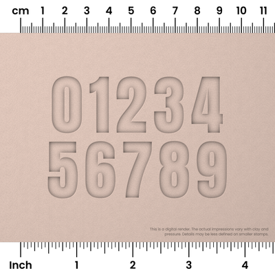 Anton | Number Stamp Sets - Ceramind® Tools