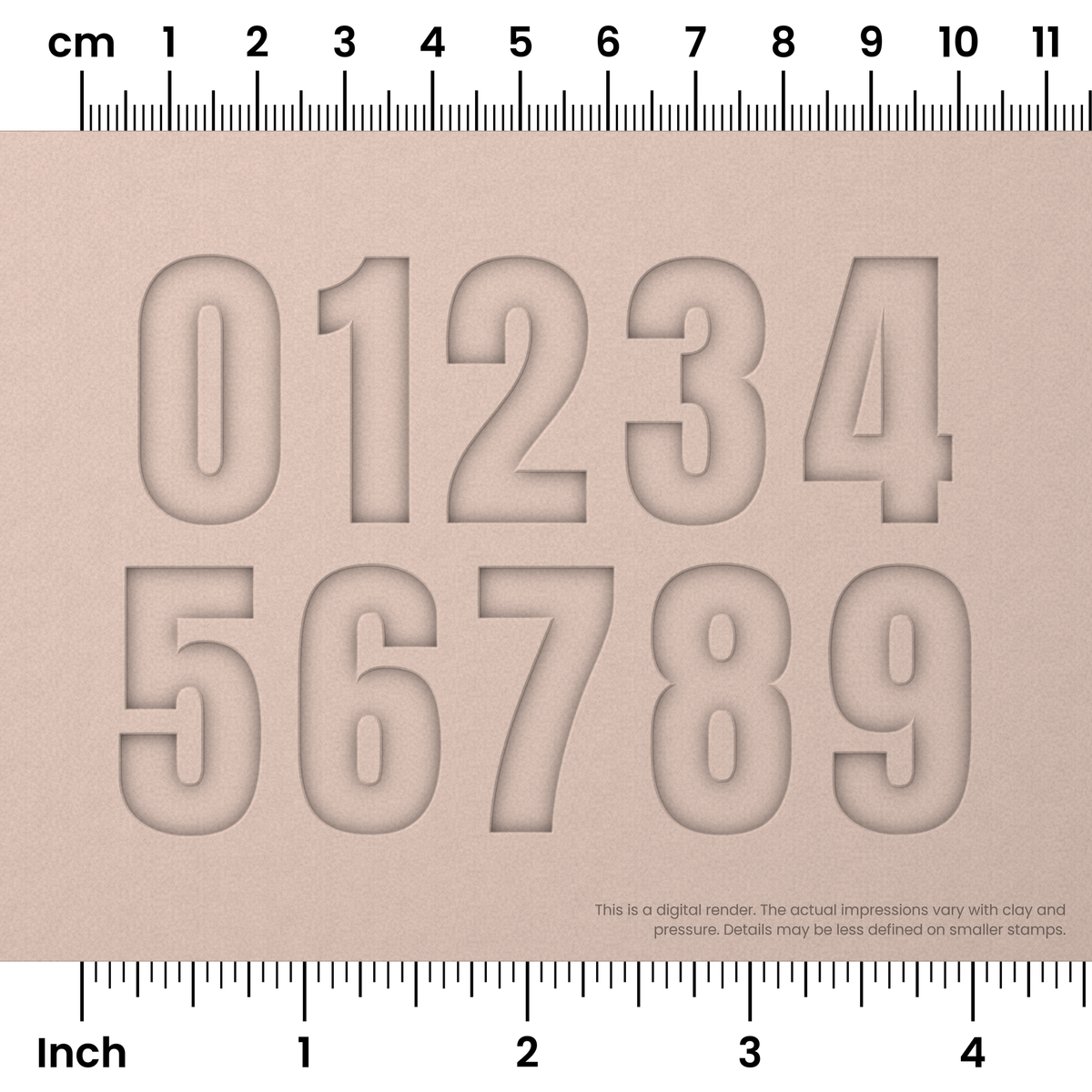 Anton | Number Stamp Sets - Ceramind® Tools