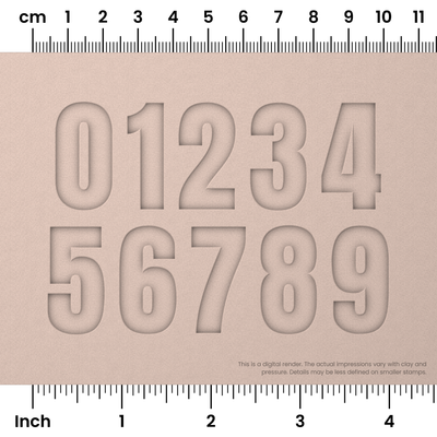 Anton | Number Stamp Sets - Ceramind® Tools