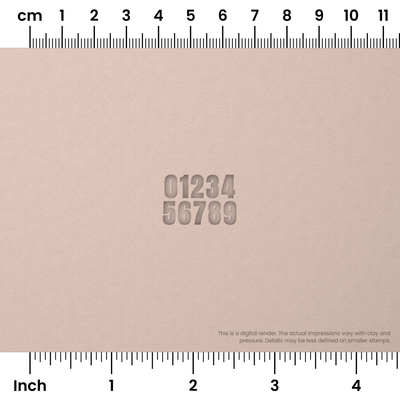 Anton | Number Stamp Sets - Ceramind® Tools