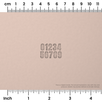 Anton | Number Stamp Sets - Ceramind® Tools