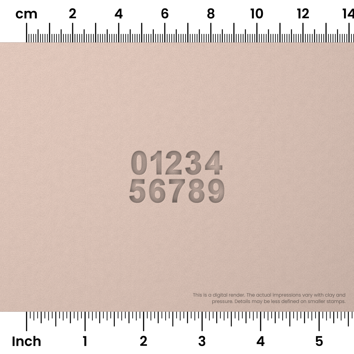Arial Bold | Number Stamp Sets - Ceramind® Tools