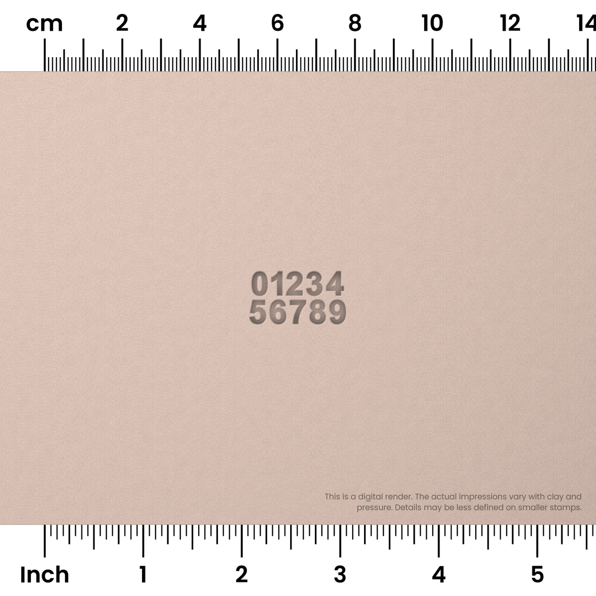 Arial Bold | Number Stamp Sets - Ceramind® Tools